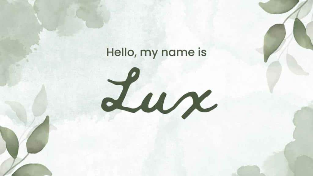 Lux Name Meaning