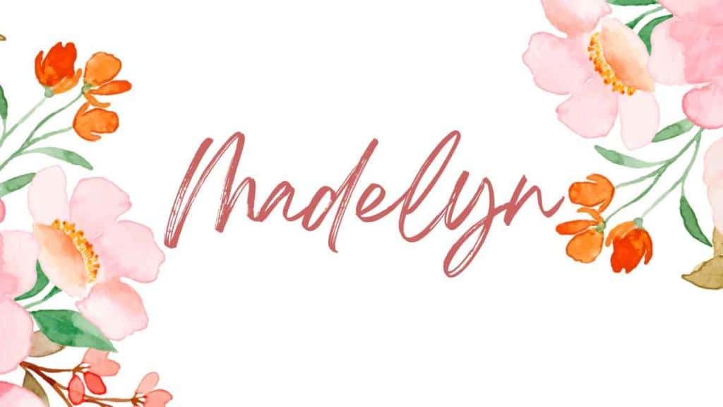 Madelyn Name Banner