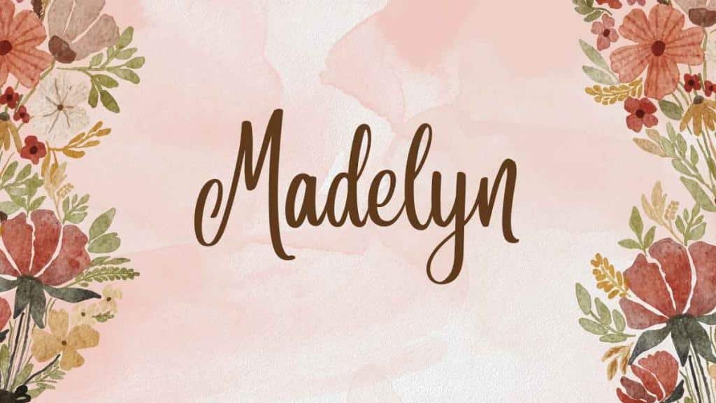 Madelyn Name Wallpaper