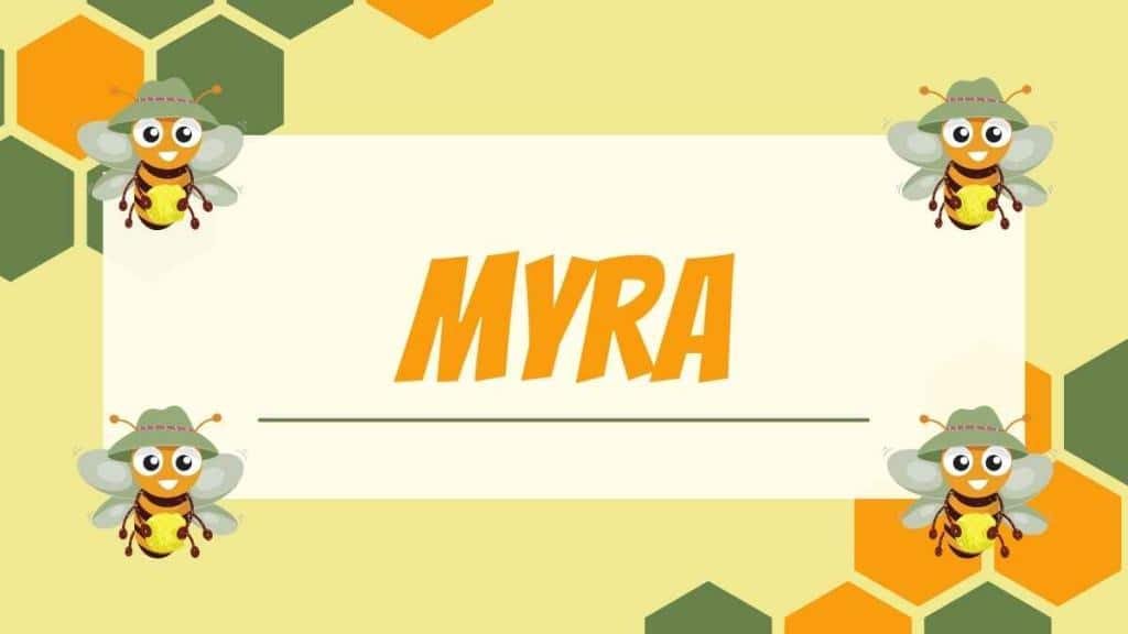 Myra Name Cover