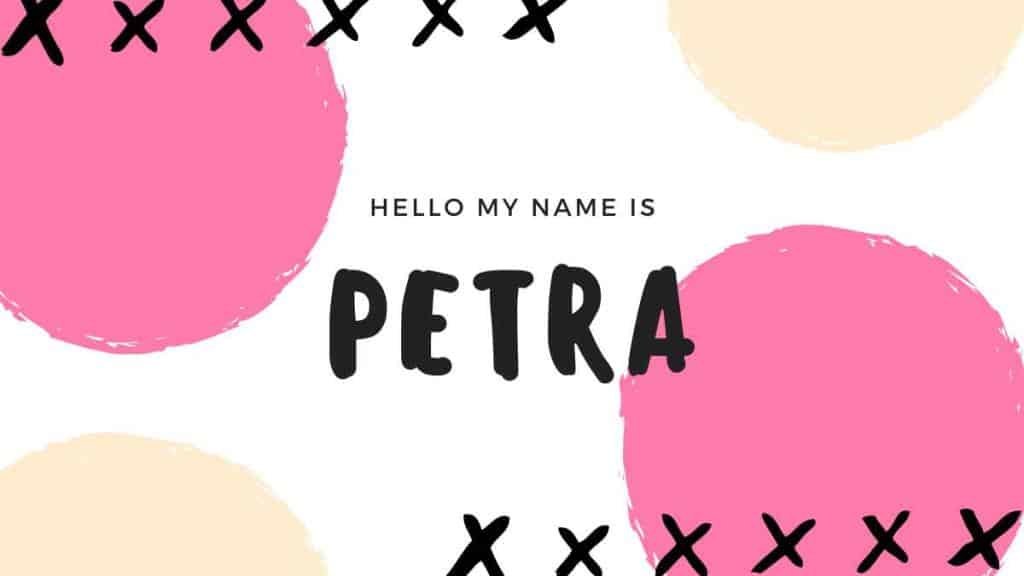 Petra Name Meaning