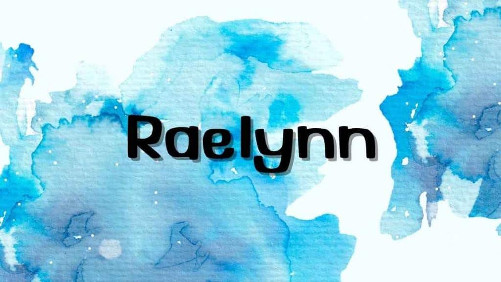 Raelynn Name Poster