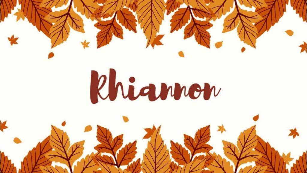 Rhiannon Name Wallpaper